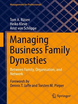 cover image of Managing Business Family Dynasties